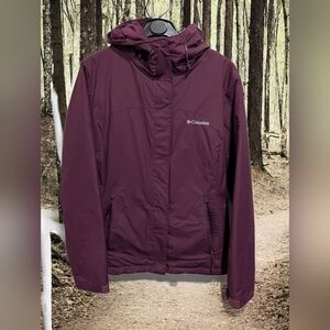 Columbia Women's Plum Jacket Large Ptp 22"